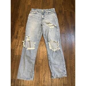 American Eagle Women’s Curvy 90’s Straight Stretch Jeans – Size 12 – 31" X 32''